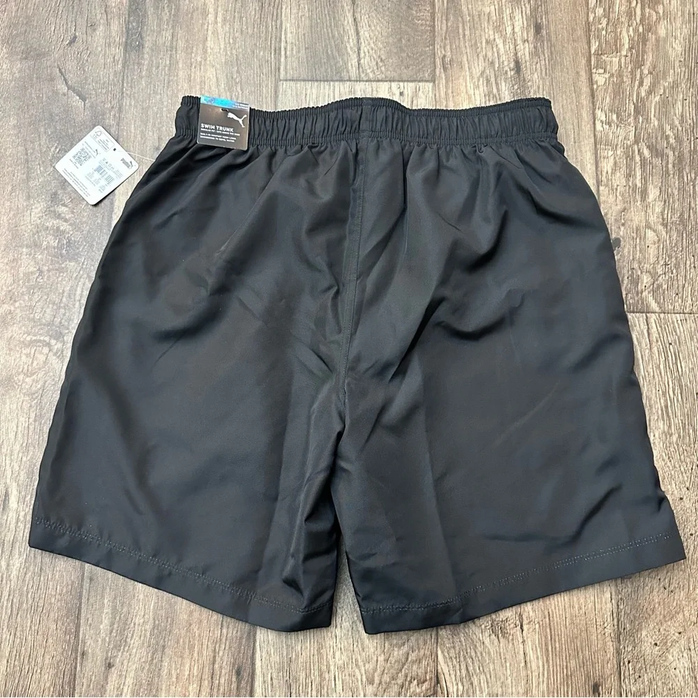 Puma Swim Trunk Regular Fit Men’s Size L Black
